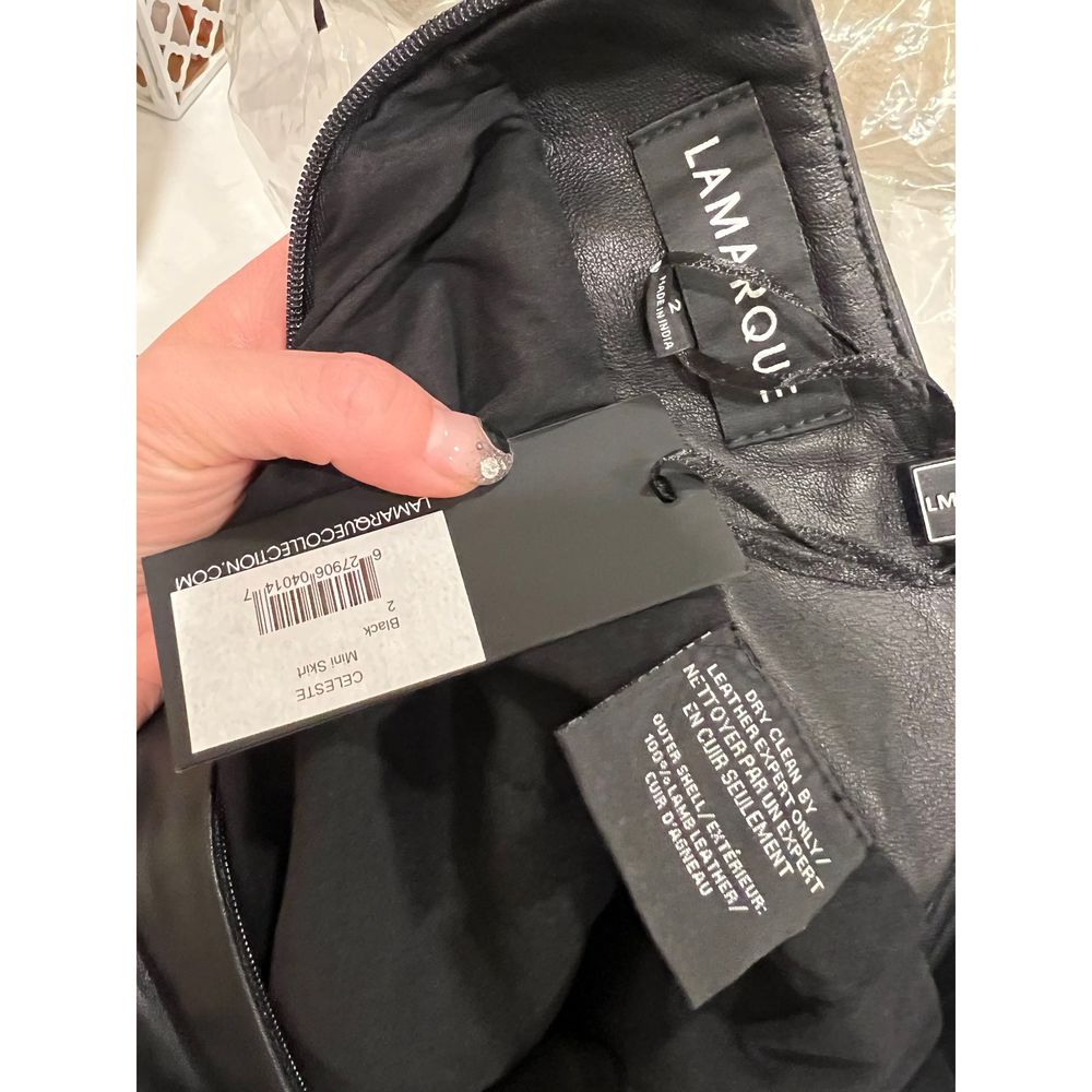 NEW Size 2 LAMARQUE Celeste Skirt in Black REVOLVE MSRP $300 - Picture 10 of 10